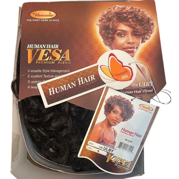 Vanessa Human Hair Premium Blend. Color 1 - Picture 1 of 4